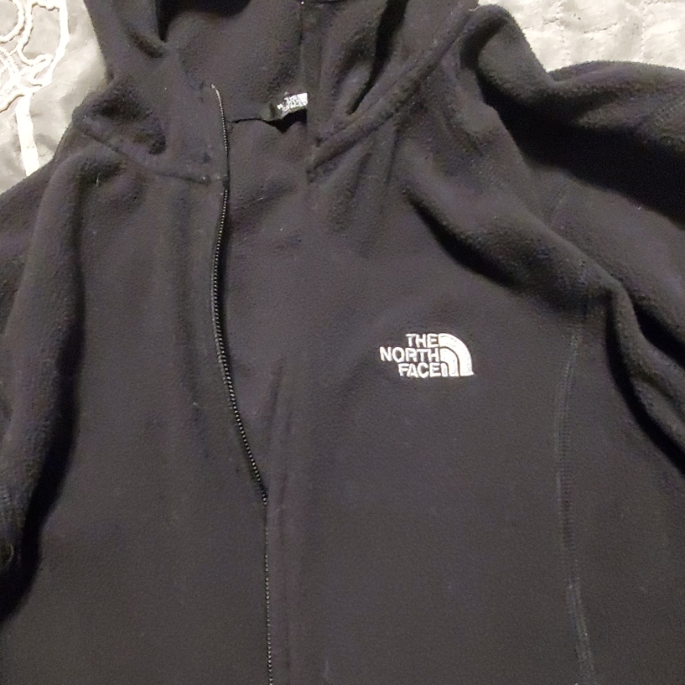 North face thin fleece hoodie
